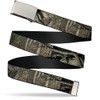 Buckle-Down mens Buckle-down Web Mossy Oak 1.25" Belt, Mossy Oak,