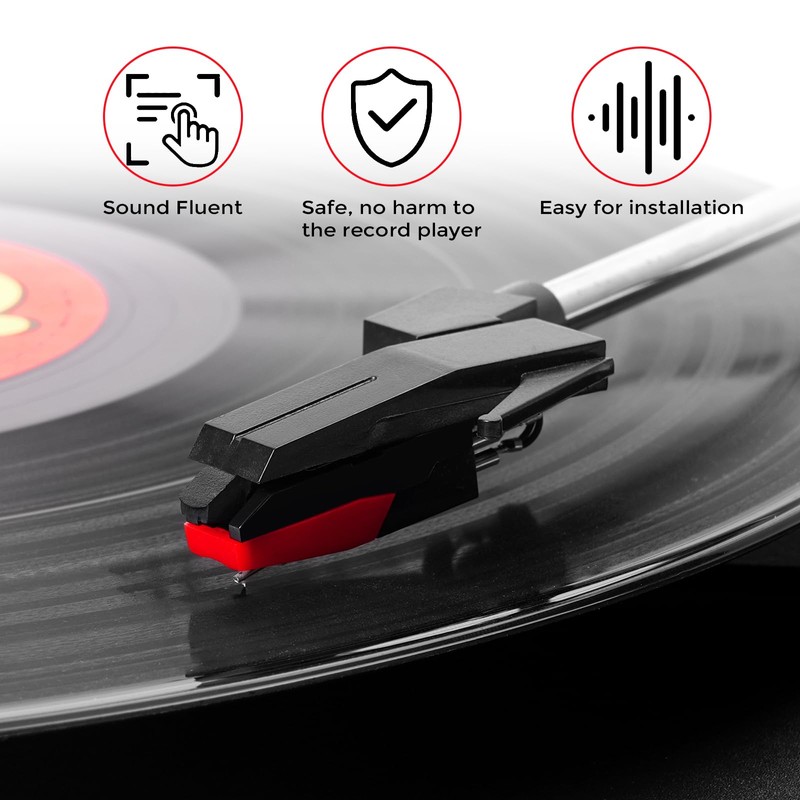 VINYLS LINK 2-Pack Record Player Needle Replacement, Compatible with Jenson