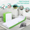 CHxxy Foldadble Mattress with Pillow- 4 Inch Memory Foam Tri-fold