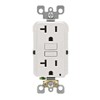 Leviton Self-Test SmartlockPro Slim GFCI Non-Tamper-Resistant Receptacle with LED Indicator