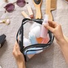 2pcs TSA Approved Toiletry Bag, Clear Travel Toiletry Bag with
