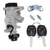 ZPZPHOM Ignition Switch Lock Cylinder 46 Chip Immobilizer Keys with