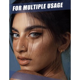 28PCS 20G Hypoallergenic Nose Rings Hoops Studs - 316L Stainless Steel Nose Ring for Women Men - Silver and Gold L Shaped CZ Nose Stud Hoop Nostril Piercings Jewelry Set 2.5mm CZ