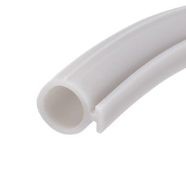 METALLIXITY Bulb Type Window Weatherstrip (9mmx5Meter) 1Pcs, Silicone T-Slot Mount Seal Strip Fits 5mm - for Home Door Window, Gray