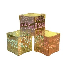 [best gift] Beautiful Desktop Ornaments DIY Night Light, Tulip Flower Sea Diy Full Set Of Material Package Night Light, Usb Flower Sea Night Light,, Family, Classmates And Friends,  Birthday Gift,Children's Day Gifts - Color: Blue 13 Tulips Usb Material 