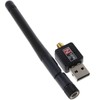 150M USB2.0 Wireless Network Card with RTL8188ETV Chip, Detachable 2dBi
