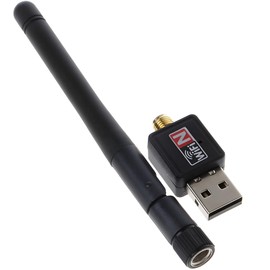 150M USB2.0 Wireless Network Card with RTL8188ETV Chip, Detachable 2dBi Antenna, Compatible with Windows, Linux, and Android