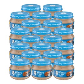 Gerber Mealtime for Baby 2nd Foods Baby Food Jar, Chicken & Gravy, Non-GMO Pureed Baby Food with Essential Nutrients, 2.5-Ounce Glass Jar (Pack of 20 Jars)