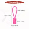 TIXIPEM Zipper Pull Replacement [6PCS] - Extender Woven Rope Zipper