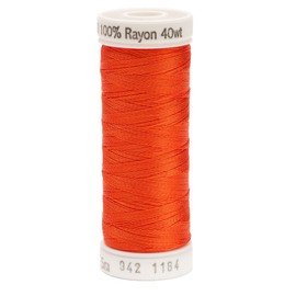 Sulky Rayon Thread for Sewing, 250-Yard, Orange Red