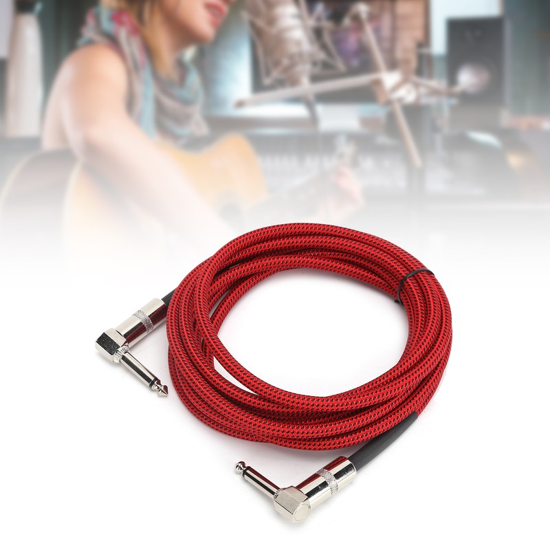 JORINDO Guitar Cable 6.35mm 1/4in Audio Connection Wire Electric Musical