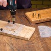 Small Cribbage Board Templates (3 Players, Curved Track) – Thick