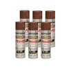 Rust-Oleum 7569838-6PK Professional Primer Spray, 15 Oz, Flat Red, 6