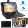 7.9in Protective Keyboard Case with PU Leather Back Stand Tablet
