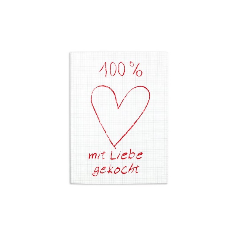 Triolino® Cotton Lining Mix Printed Tea Towel, Pattern 100% Cooked