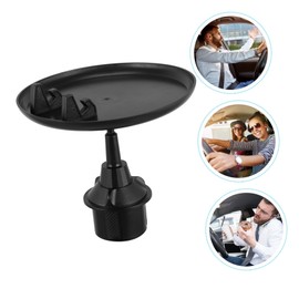 Alasum Practical Car Cup Holder Tray Car Food Tray Car Supplies Adjustable Design Save Time Effort