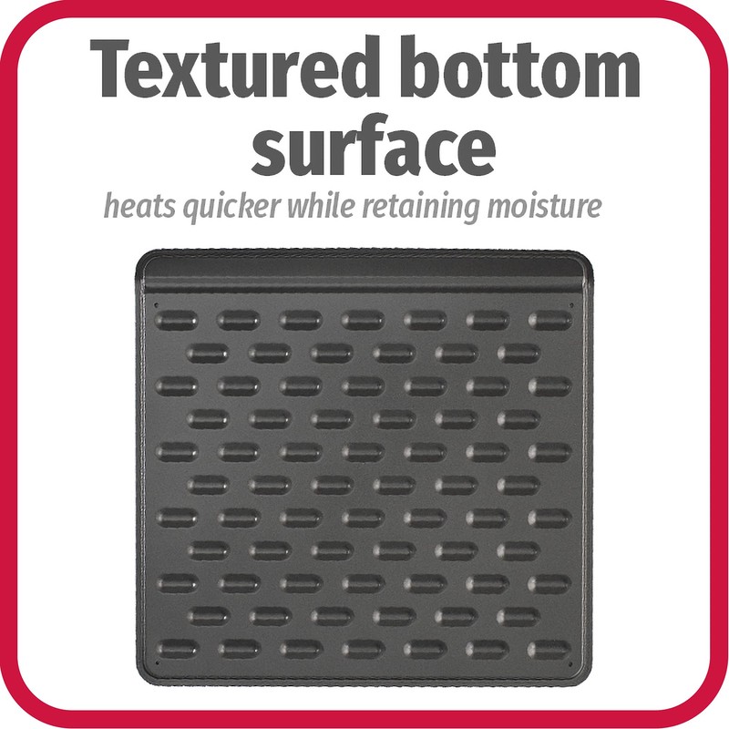 GoodCook AirPerfect Nonstick Steel Insulated Cookie Sheets, Assorted Size No-Burn