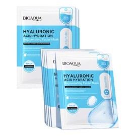 Caja Paquete 10 Mascarillas Ácido Hialurónico En Sobre Tela Tipo de piel Todo tipo