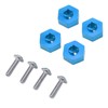 Metal Driveshaft Assembly Hex Wheel Hubs Combiner CVD for Traxxas
