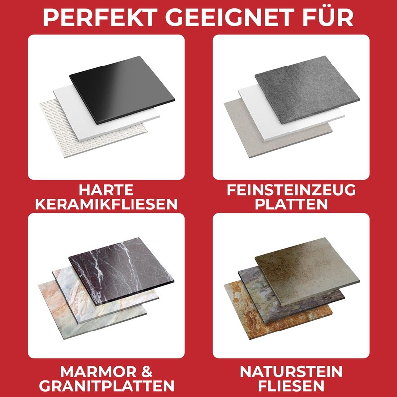 BAYERTAL® Fliesenbohrer Set 5tlg. 5, 6, 8, 10, 12 mm,