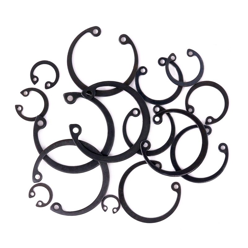 Hilitchi 150-Pcs [15-Size] Alloy Steel Internal Circlip Snap Retaining Clip