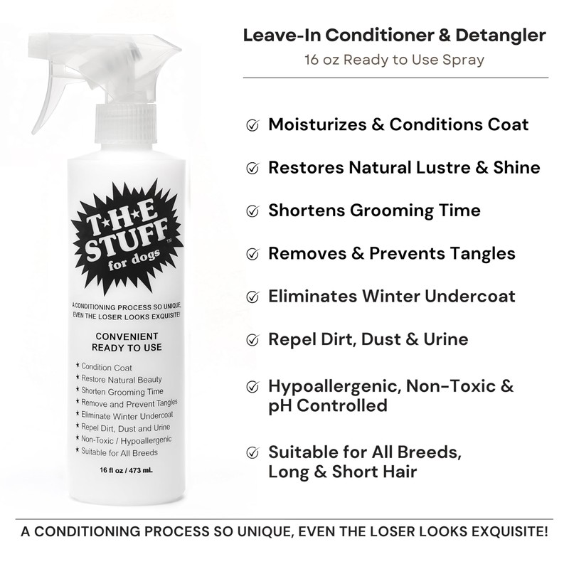 The Stuff Leave-in Dog Conditioner and Detangler Spray | 16oz