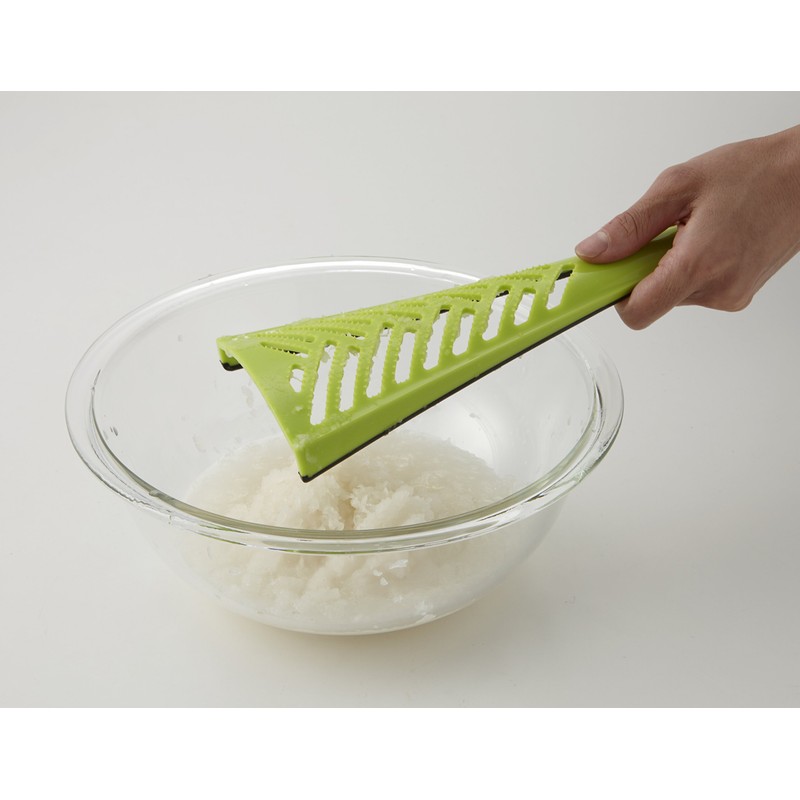 Suncraft OB-113G Talking Bistro Radish Grater, Green