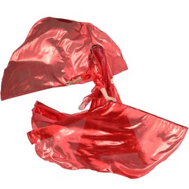 MUNAFIE Worship Flags Set(2 Flags+Sticks) Dance Praise Flags Banderas de Danza Praise Church Flags Red