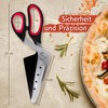 Pizza Lover Pizza Scissors Stainless Steel with Non-Slip Handle and