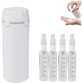 5 Dispensador para Viaje, Dispensador 4 En 1 para Viaje, Botellas De Viaje Reutilizables, Kits De Botellas De Viaje Líquidas para Viajes, Gimnasios y Uso Diario