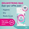 Lil-Lets Cotton Wool Oval Pads, 50 Count, Certified Organic, 100%