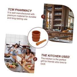 FUNOMOCYA 1 Set PP Garlic Grinding Tool Kitchen Garlic Masher Gadget for Crushing Spices and Pills Easy to Clean Design for Home Use for Ginger and Various Spices