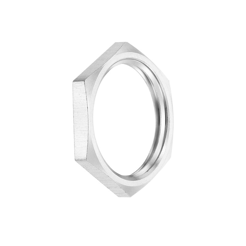 sourcing map G3/4 Pipe Fitting Hex Thin Lock Nut, Locknut