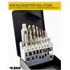 BAER Thread Cutter Set M3-M12 HSS-G | 15 Pieces for