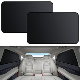 XCBYT Magnetic Sun Protection Car Window Sun Protection Children, Side Window Blackout Curtain with UV Protection, Heat Protection, Privacy Screen, Pack of 2