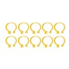100PCS Chicken Ankle Rings Reusable Plastic Duck Leg Bands Clips