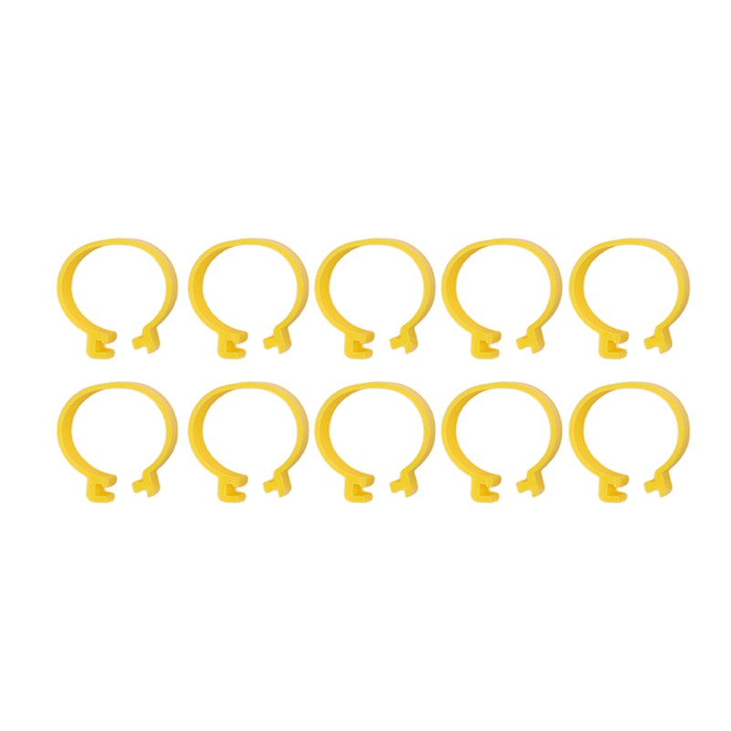 100PCS Chicken Ankle Rings Reusable Plastic Duck Leg Bands Clips