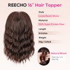 Hair Toppers for Women Thinning Hair Topper Hairpiece Curtain Bangs