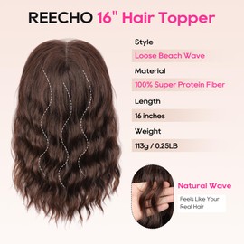 Hair Toppers for Women Thinning Hair Topper Hairpiece Curtain Bangs