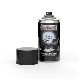 The Army Painter GameMaster - Terrain Primer: Snow & Tundra, (10 Ounce) - Matte White Spray Paint for Dungeons Terrains Tiles, Filler Primer Spray Paint for Tabletop Roleplaying Wargaming Scenery