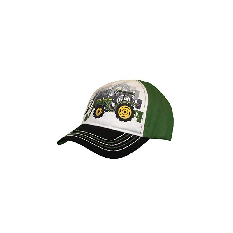 John Deere Kids Tractor Scene Twill Hat, Green, Green
