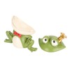 Frog Key Holder Statue Candy Dish Sculpture Living Room Tabletop
