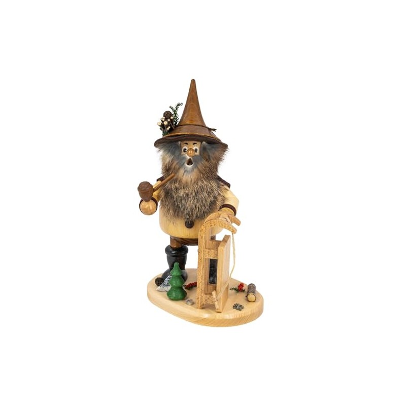 Drechselwerkstatt Uhlig DWU Erzgebirge Incense Smoker Man Christmas Decoration Craftsman,