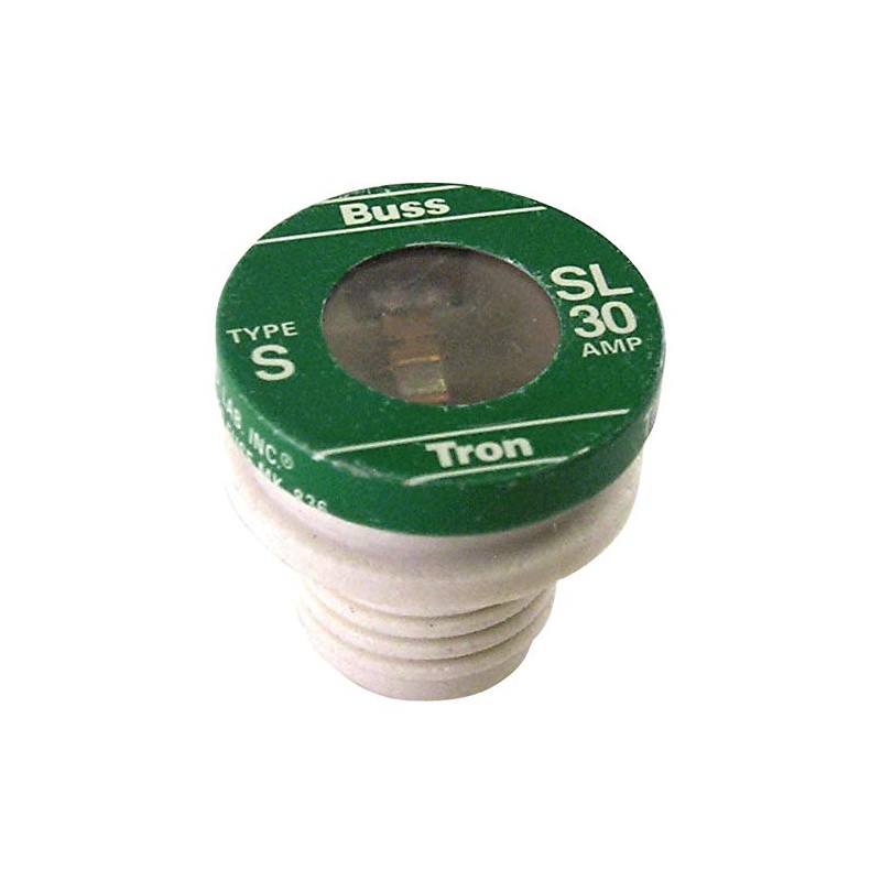 Bussman SL-30PK4 30 Amp Time Delay Plug Fuses 4 Count