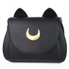FZ FANTASTIC ZONE Moon Luna Cat Purses Pu Leather Gothic
