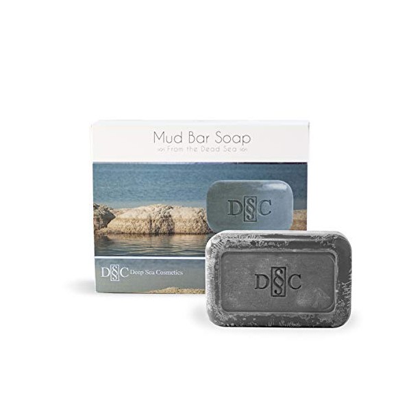Deep Sea Cosmetics | Dead Sea Mud Soap - Nourishing | Dead Sea Mud Soap with Dead Sea Minerals (2 Pack)