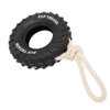 Dog Tire Chewing Toy Bite Resistant Treat Dispensing Rubber Aggressive