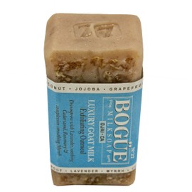 Bogue Milk Soap - No.27 Exfoliating Oatmeal- Gently Scub Your Skin and Decompress with Cedarwood, Lavender, Rosemary and Myrrh (Oatmeal Exfoliating)