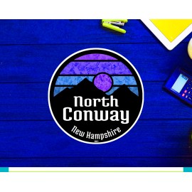 Ski North Conway New Hampshire Skiing Hiking Camping Biking Bike Sticker 3"