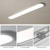 Ganeed 4FT LED Flush Mount Ceiling Light, 51W Dimmable Modern